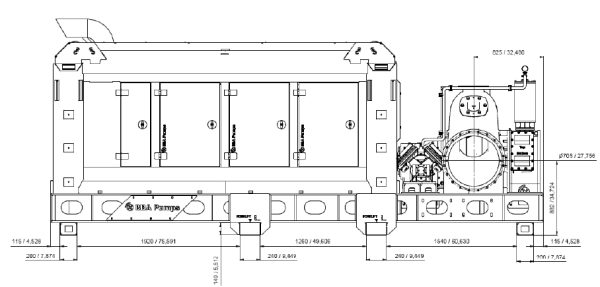 BA600G D743 Diesel Driven Ultra High Flow Dewatering Pump BBA - Image 2
