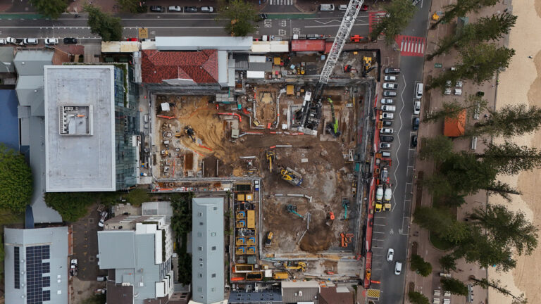 Stormwater discharge point with flow meter installed for compliance monitoring.