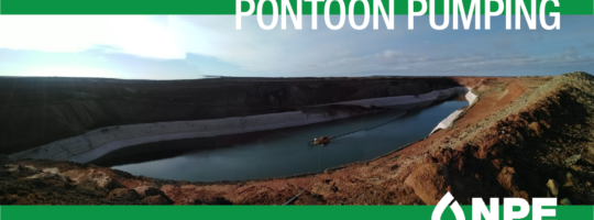 Pontoon pumping solution for Goldfields